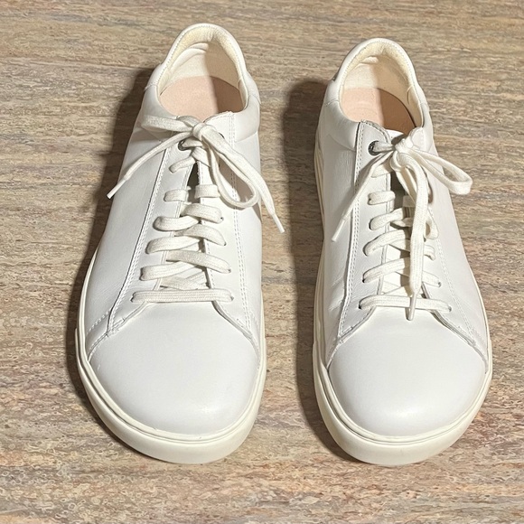 Birkenstock Bend Low White Leather Sneakers - Picture 1 of 16
